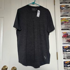 NWT Mens Abercrombie & Fitch Dark Grey XXL Tee